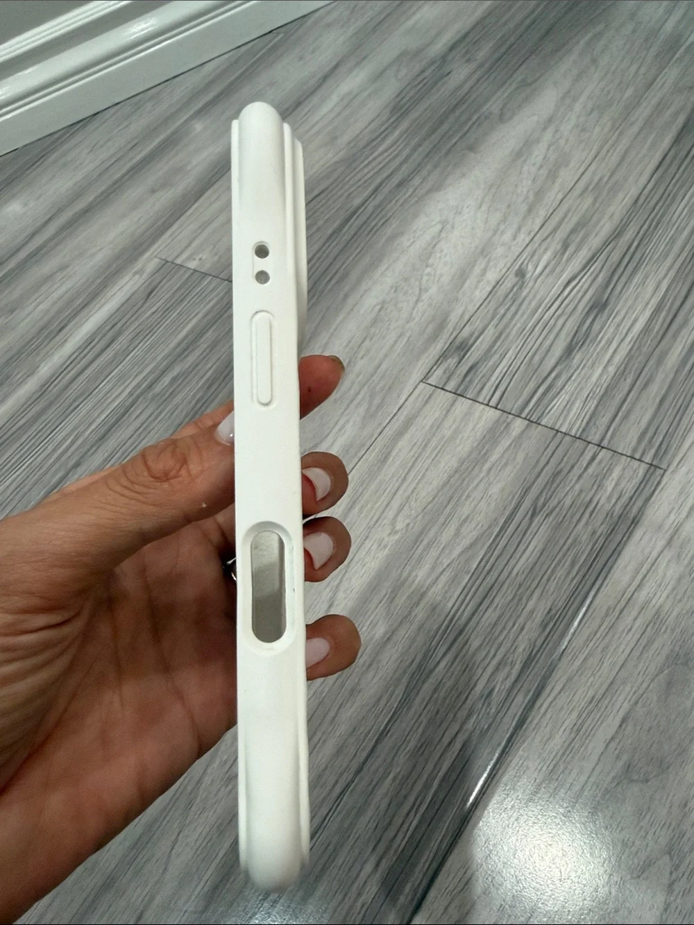 Casetify White Ripple Texture iPhone 16 Pro Case - Wave Pattern Protective Cover
